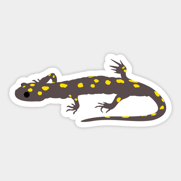 Yellow-Spotted Salamander Sticker by stargatedalek